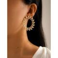 Ethnic Jewelry Antique Round Shaped Earrings for Women and Girls. 