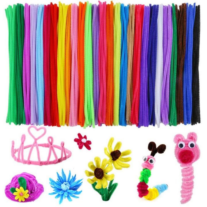 Pipe Cleaners Fuzzy Sticks for DIY School Art Craft Projects