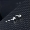 Silver Color Tops Stud Earings Fashion Small Beads. 