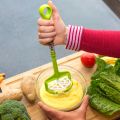 Spring Multifunctional Automatic Push Potatoes Masher. 