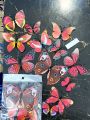New High Quality Imported 12pcs/Packet Colorful Butterfly Wall stickers Fridge Magnets 3D Butterfly Decals Design Art Stickers Room Magnetic Home Decor DIY Wall Decoration. 