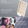 Pack of 5 Rectangle shape Canvas 6x4+ 8x6+ 10x8 + 12x10 + 14x12 inches Canvas For Painting Canvas  Canvas Panels 100% Small Cotton Stretched Canvas. 