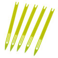 JAERBEE 5 Pcs 2# Yellow Plastic Fishing Net Repair Netting Needle Shuttles. 