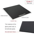 Creality Ender 3 Glass Bed Upgraded, 235x235x4mm uk import. 