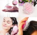 Silicone Shampoo Hair Wash Brush Hair scalp Massage Brush Head Anti Dandruff Haircare Massager Someday Silicone Comb Brush scalp Massager Bath. 