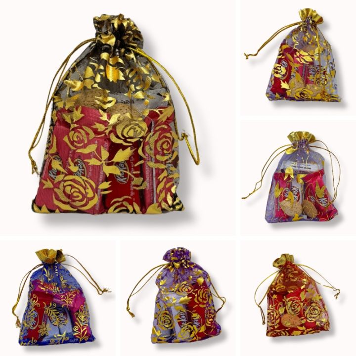 NIKKAH BIDH POUCHES - BIDH POUCHES FOR NIKKAH - PACK OF 100 - NIKKAH DECORATION ACCESSORIES