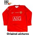 HR SPORTS  Cristiano RONALDO 7 M_U 2008 Shirt Long Full Sleeve Football Jersey – Iconic Manchester United & Portugal Legend Edition**. 