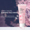 LAIKOU SAKURA Sleeping Mask No Wash Refreshing Skin Rejuvenation Night Cream Face Mask 80g. 