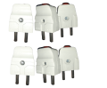 Electric Shoo 2/6/12 Pcs Two Pin Shoo Plug for Multipurpose Use 10 Amp 250 Volt - Heavy Duty. 