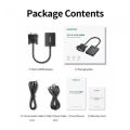 UGreen 50945 VGA To HDMI Converter Adapter, 1080P VGA Male To HDMI Female. 