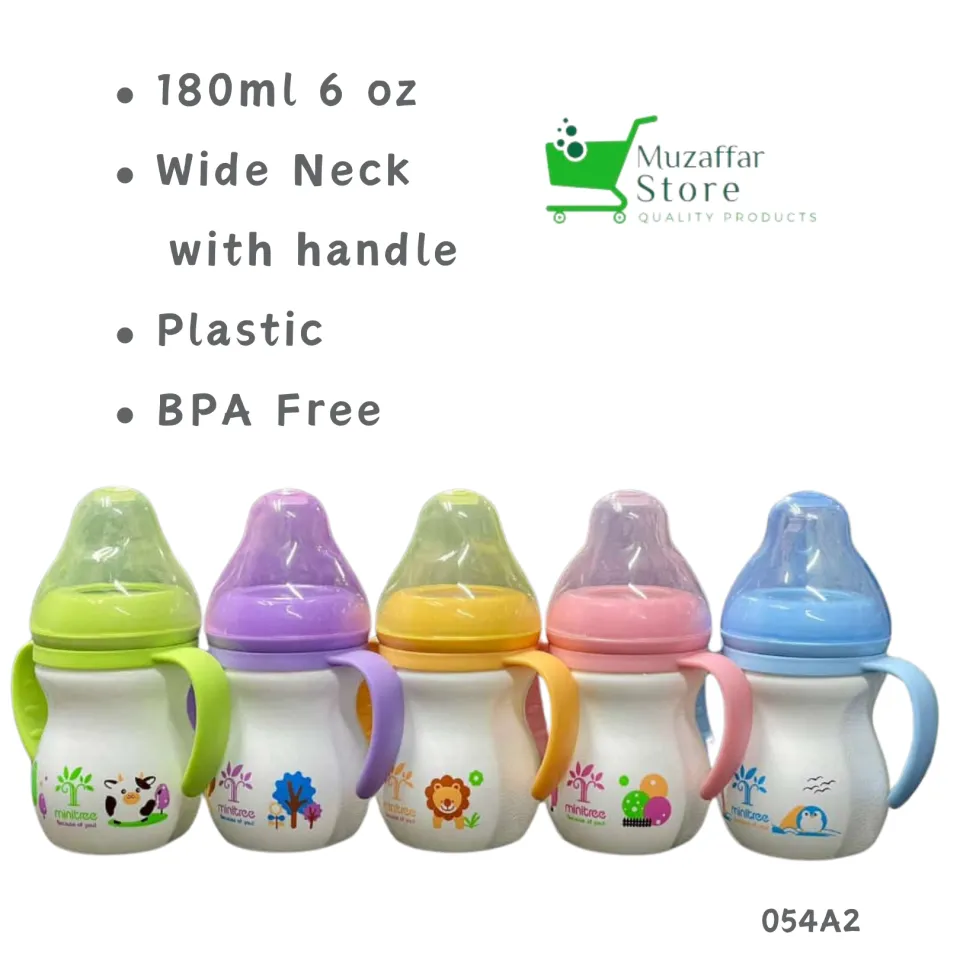 ZR054A2 feeder 180ml 6oz Baby Feeder bottle plastic large imported