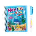 Reusable Water Coloring Painting Book Toy Montessori Magic Drawing Water Doodles Learning Educational Toys Unisex Gift 1pc. 