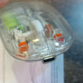 New Transparent Wireless+bluetooth Dual-mode Rechargeable Mouse. 