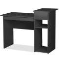 High Gloss Study Computer Desk Home Office Workstation Laptop Table With Drawer  And PC Cabinet(Customized). 