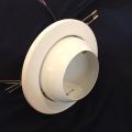 R63 EYEBALL 240v Downlighter Spot light Fitting WHITE. 