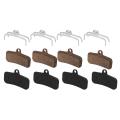 4 Pairs Mountain Bike Disc Brake Pads for Shimano Saint M810 M820 ZEE M640 H01 Semi - Metallic MTB Hydraulic Brake Pad. 