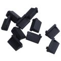 20Pcs Plastic USB Type a Plug Dustproof Plug Stopper Protection Cap, Clear & Black. 