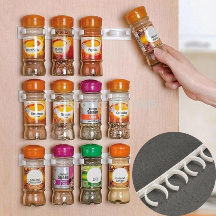 Spice Gripper Clips Strips Spice Rack Spice Gripper For Spice Organizer Stick Spice Storage Cabinet Kitchen Storage