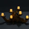 (3 Pcs) LED Light Candle Tea LED Lights Mini LED Candle Lights Battery Powered Lamp Color Simulation Flameless Tea Light Home Decoration Items for Home Decor - Warm Light. 