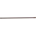 Extendable Telescopic Spring Loaded Net Voile Tension Curtain Rail Pole Rods,70~120cm,Wood color. 