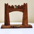 Handmade Wooden Darra-e-khyber -Length 9 Inches  - Height  7Inches. 
