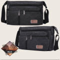 Retro Men's Canvas Shoulder Messenger Bag Crossbody Satchel Travel Man's Bags. 