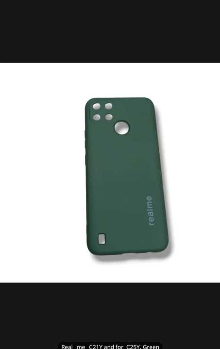 QAGS Realme_ C21Y / Realme_ C25Y Carbon Fiber Brush Texture Anti shock Drop Resistance Armored Silicon Tpu Case Back Cover Antishock