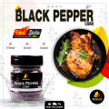 Premium Whole Black Pepper Corn 70g - Gluten Free, Filtered & Graded Cooking Spice. 