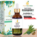 Pure Essentials Rosemary oil  - 100% Natural Oil - for Skin  Acne  Hair  Beauty Oil - Herbal Oil  For Healthy Skin & Hair Skin Care Face Glow  Beauty Oil - Unrefined oil - Premium Oil - Diffuser oil. 