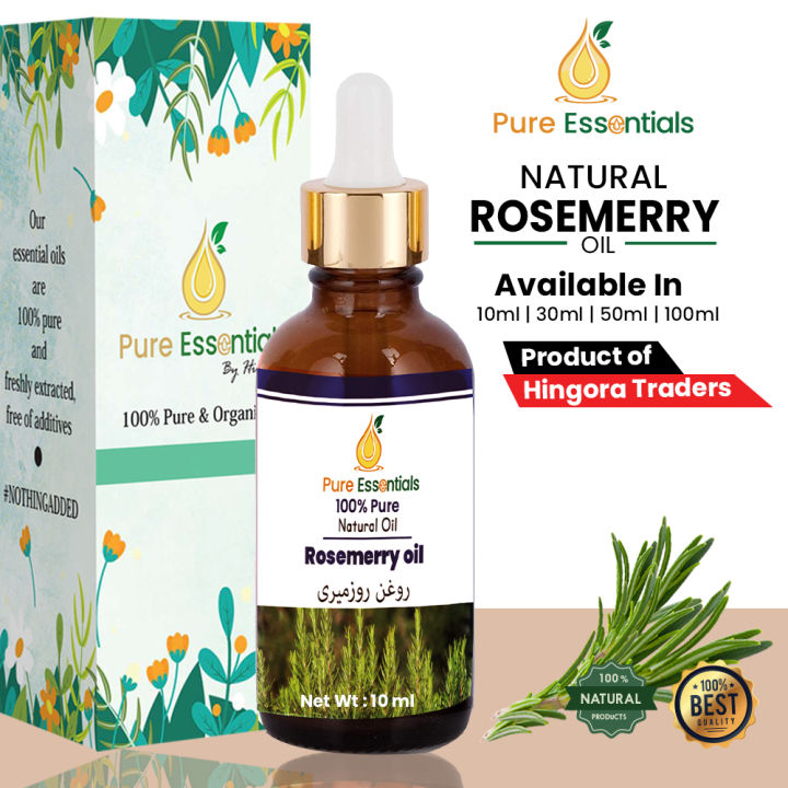 Pure Essentials Rosemary oil  - 100% Natural Oil - for Skin  Acne  Hair  Beauty Oil - Herbal Oil  For Healthy Skin & Hair Skin Care Face Glow  Beauty Oil - Unrefined oil - Premium Oil - Diffuser oil