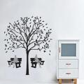 Autumn Hope Benches Under Tree Wall Sticker Floral Wall Paper PVC Removeable Wall Decor. 