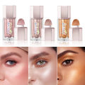 3 Colors Liquid Glitter Highlight Contouring Bronzer Long Lasting Face Makeup Korean Cosmetics for Women Contour Palette. 