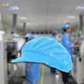 Chef Hat Mesh Food Service Baker Cap Waiter Cap for Commercial Multipurpose Blue Full Mesh. 