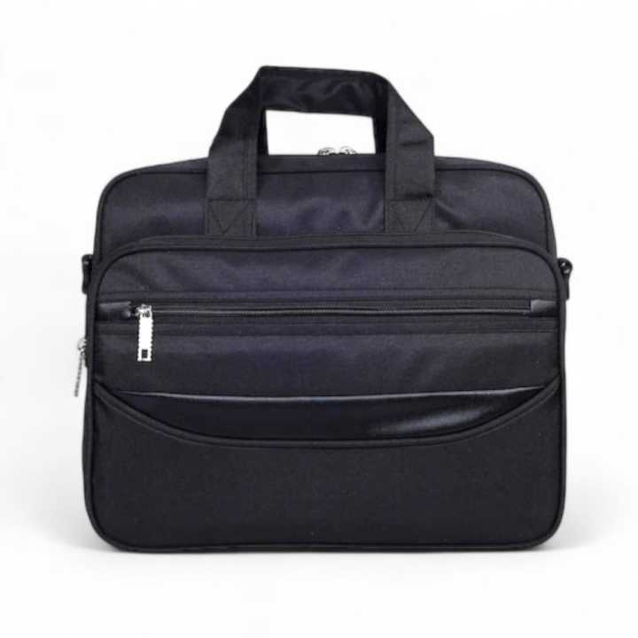 Business Office Briefcase Soft Polyester Casual File Tote for Men