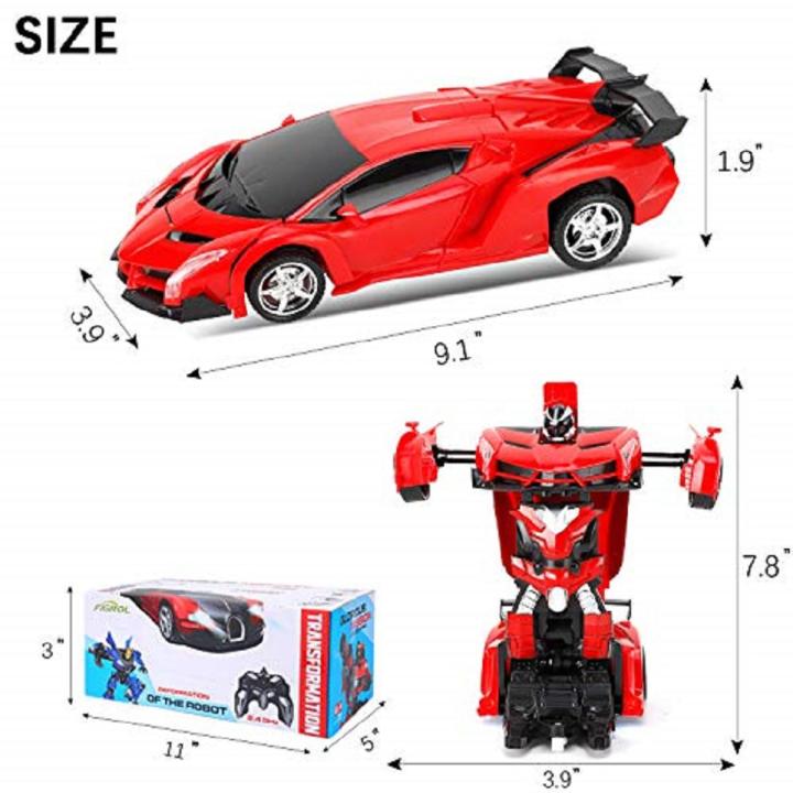 CARS Rc Transformer 2 In 1 Car Vehicle Drive Transformation Robots ...