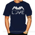 Angels & Airwaves Love AVA Mens Black Tops Tee T-Shirt Full-figured. 