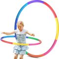 Hulla hoop ring for kids -Hula Hoop for Kids, Detachable Size Kids Hula Hoop, Suitable for Girls, Boys and Pet Training-For Gym Use. 