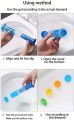 Toilet Gel Cleaner | Flower Gel Bathroom Air Fresher | Toilet cleaner gel injection For Bathroom Freshner. 