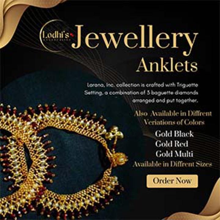 Anklets Set artificial Jewellery Best For Kids & Adult Available in Diffrent Sizes