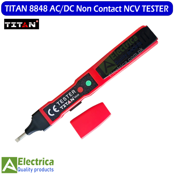 Titan 8848 Voltage Tester Pen Electric Power Volt Alert Detector AC/DC Non Contact by electrica