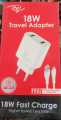 Original Itel ICW 181E 18W QC3.0 Fast Charger White. 