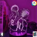 Anime Haikyuu Acrylic Led Night Light Shoyo Hinata Figure for Kids Bedroom Decor Nightlight Manga Cool Gift Child 3D Table Lamp. 