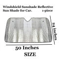 Car Universal windsheild glass Foldable Sun Shade 1-piece. 