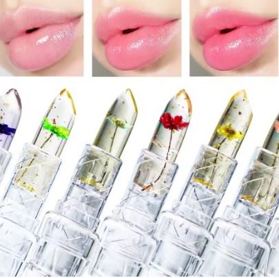 COSMET%20PK%20High%20Quality%20Transparent%20Color%20Changing%20Flower%20Jelly%20Lipstick%20-%20Image%202