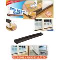 Flexible Door Dust Stopper -Twin Door Draft Dodger Guard, Energy Saving Protector Doorstop Home Décor, 95CM Door Draft Dodger. 