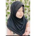 Kids Plated Lear Baby Hijab – Soft and Easy-to-Wear, Suitable for Ages 1-3. 
