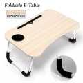 Portable Folding Laptop Study Table Desk, Wooden Foldable laptop Desk for Bed/ Sofa, Tea Serving Table Stand Saddiq Tele Mall. 