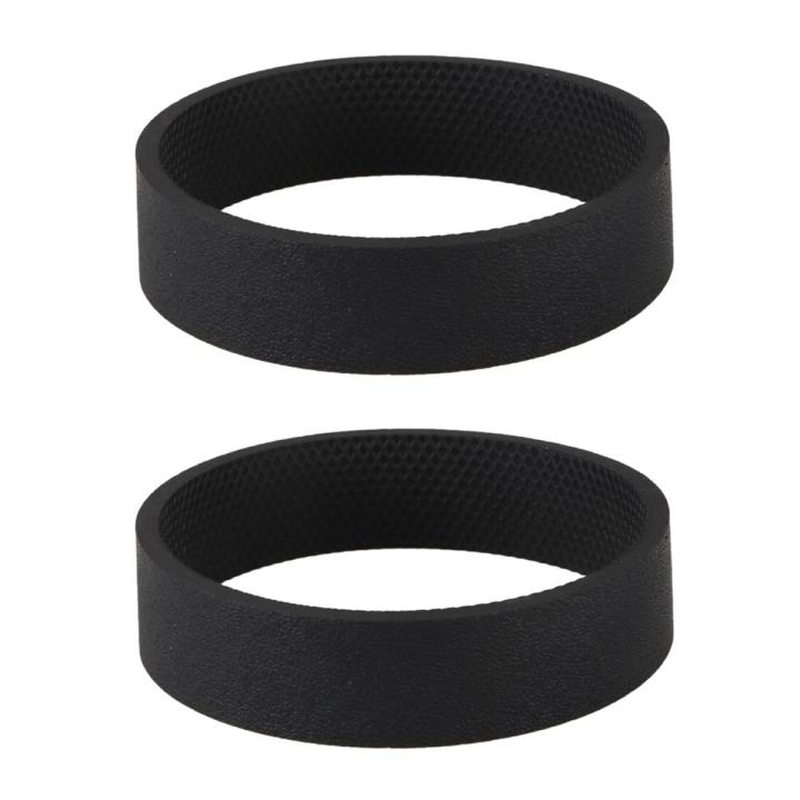 2PC Vacuum Cleaner Knurled Belts Fit for Kiy All Generation G3 G4 G5 G6 Black