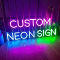 Customized NEON Sign plate - Name Plate - 4 Letters Alphabets. 