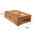 Wood Table Sketch Box Easel Box With Drawers Desktop Easel Wooden Art Tabletop Box for Drawing Painting and Sketching Portable Wooden Artist Desktop, Board for Canvas, Painting, Drawing Sketching Book Stand Wood Artist Desktop Case. 